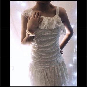 Amy Byer Hem Lace Mini Dress